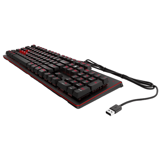 Clavier pour jeu OMEN by HP 1100- Français (1MY13AA) - Gtel Clavier pour jeu OMEN by HP 1100- Français (1MY13AA)-1