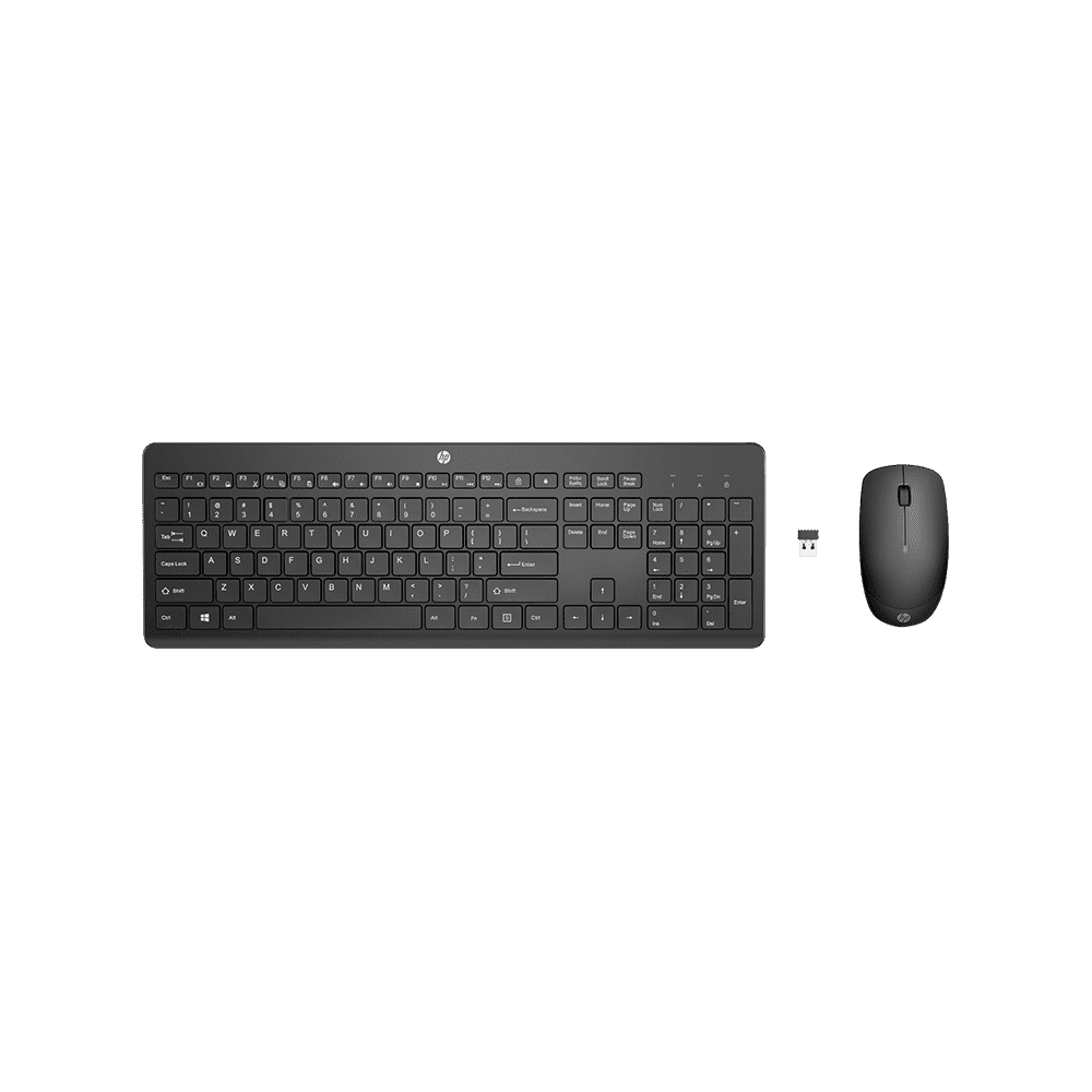 Ensemble clavier et souris sans fil HP 235 AZERTY (1Y4D0AA#ABF)