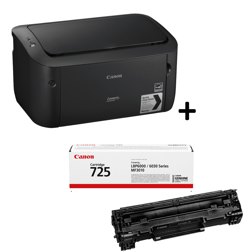 Imprimante Laser Monochrome Canon (PACK_LBP6030W+TONER725)-1