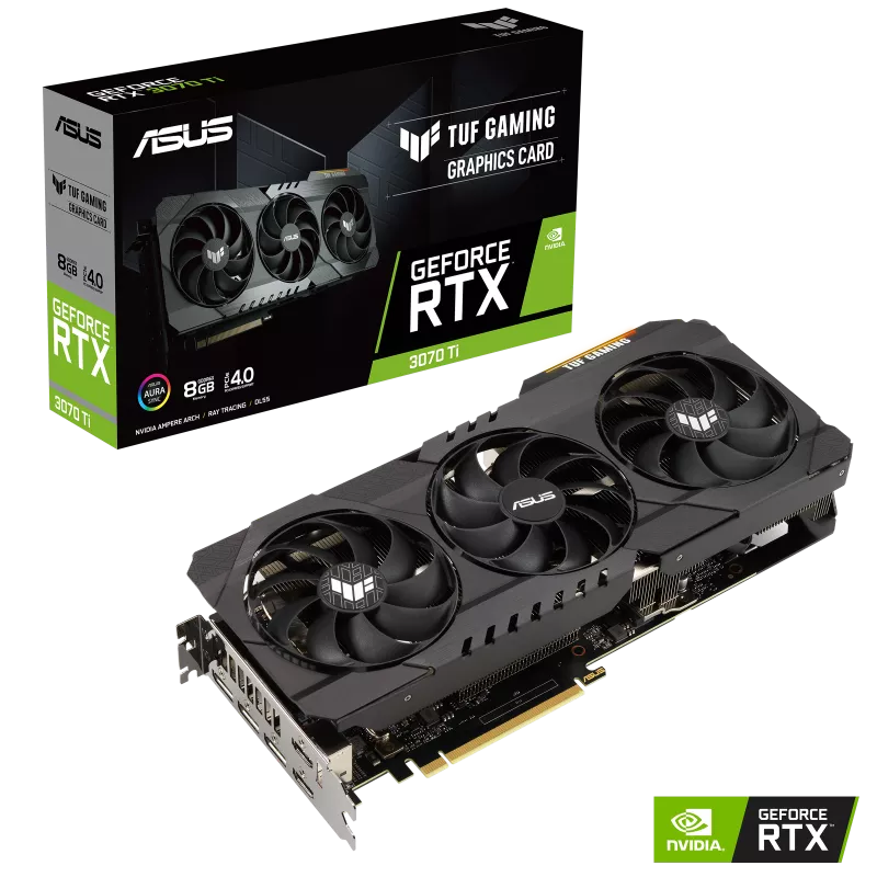 ASUS CARTE GRAPHIQUE TUF-RTX3070TI-O8G-GAMING (90YV0GY0-M0NA00)