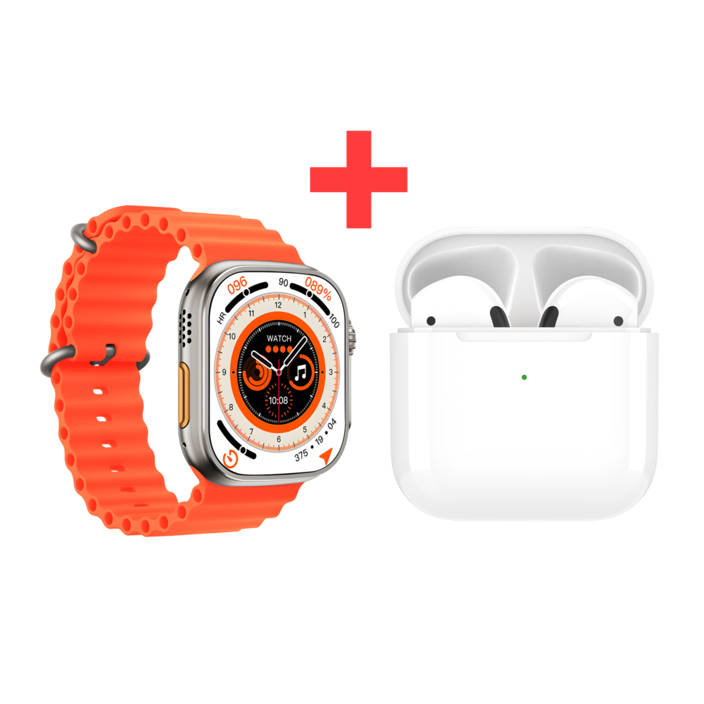 Smartwatch WS18 Ultra + Écouteurs sans fil offert