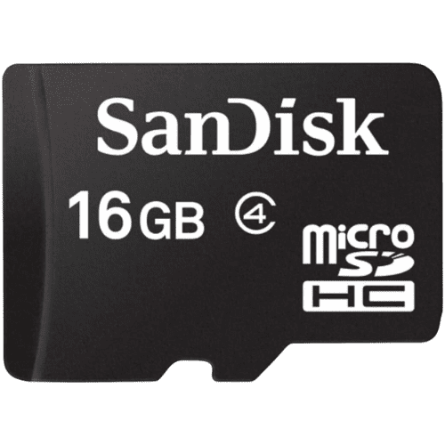 Carte Mémoire MicroSDHC SanDisk 16 Go (SDSDQM-016G-B35)