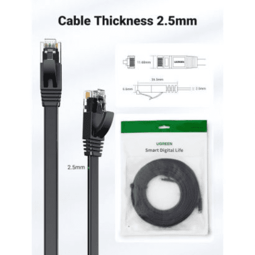 Ugreen Cable Ethernet Flat CAT6 20M (50181)-2