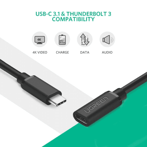 Ugreen Cable USB-C (5Gbps) 0,5M (40574)-2