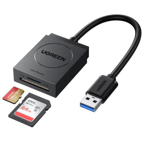 Ugreen Lecteur carte mémoire SD/TF USB 3.0 2en1 (20250)