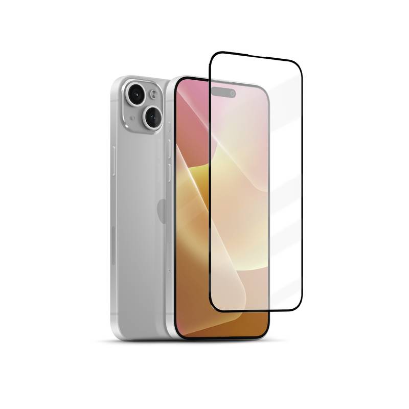 HYPHEN DEFENDR Full Coverage Tempered Glass with Applicator - iPhone 15 - 6.1 (HTG-F158474) - Gtel hyphen defendr full coverage tempered glass with applicator iphone 15 6 1 htg f158474 3