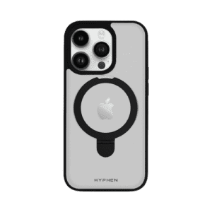 HYPHEN MagSafe Stand Case - Black - iPhone 15 Pro - 6.1 (HPC-RBK15P8559)