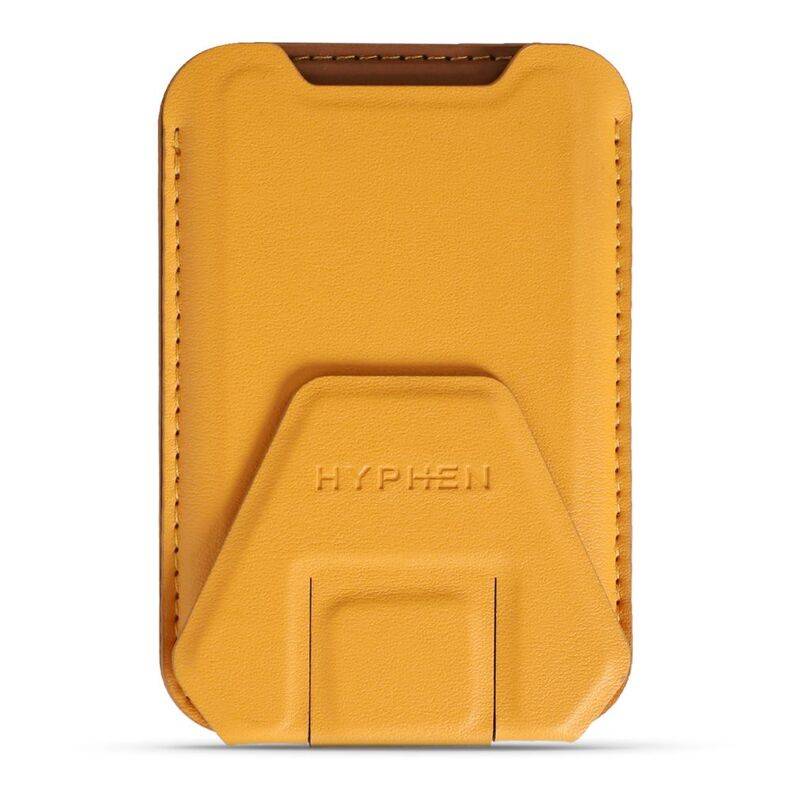 hyphen magsafe wallet card holder with stand orange hmw chsor4988 6