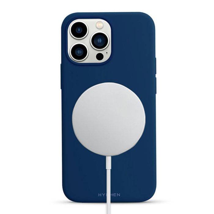 hyphen tint silicone magsafe case blue iphone 14 pro max 6 7 hpc sbl14pm4193 4
