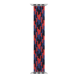 HYPHEN Watch Strap - Apple - Braided Watch Band Black + Red 38-40 MM Medium (HWS-ABMBRM1148)
