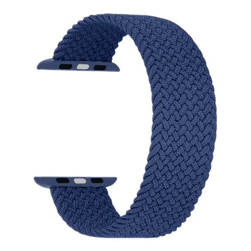 hyphen watch strap apple braided watch band blue 42 44 mm medium hws abwblm0158 1
