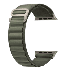 HYPHEN Watch Strap - Apple Ultra 49mm - Nylon Loop Large - Green (HWS-AULGN496562)