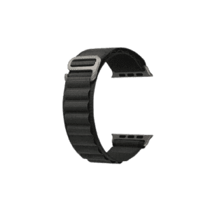 HYPHEN Watch Strap - Apple Ultra 49mm - Nylon Loop Medium - Black (HWS-AUMBK496470)