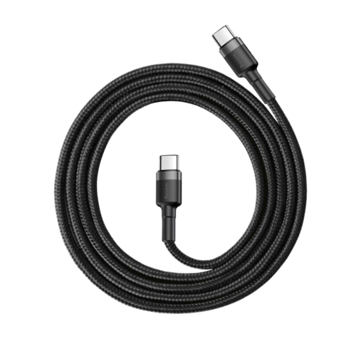 baseus cafule series usb c type c pd 2 0 60w greyblack catklf gg1 1