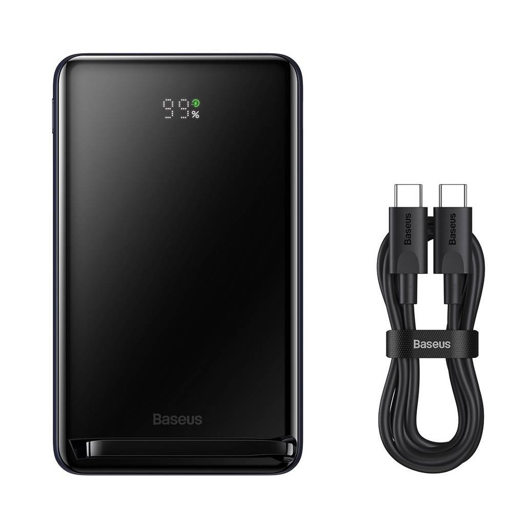 Baseus Power Bank Magnetic 10000mAh 20W avec MagSafe Wireless Charging Overseas Edition Bleu + Câble USB Type C Baseus Xiaobai Series 60W 0.5m (PPCX000203) - Gtel baseus power bank magnetic 10000mah 20w avec magsafe wireless charging overseas edition bleu cable usb type c baseus xiaobai series 60w 0 5m ppcx000203 2