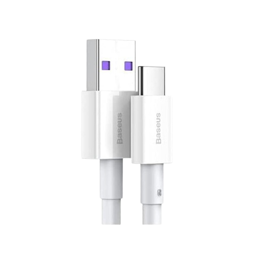 baseus superior usb cable usb c 1m 6a 66w white catys 02 9