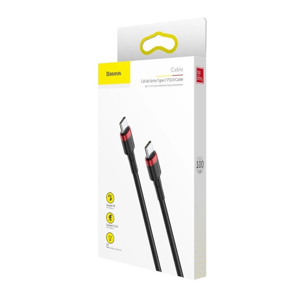 baseus usb type c cable cafula redblack catklf g91 4