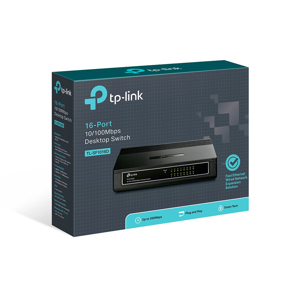 tp link switch de bureau 16 ports 10 100 mbps tl sf1016d 2