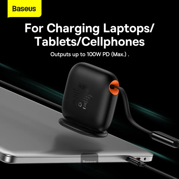 Baseus Cable 3-in-1 TYPE-C to USB-C / Lightning / Micro 100W 1.7m -Black (CAQY000001) - Gtel baseus cable 3 in 1 type c to usb c lightning micro 100w 1 7m black caqy000001 2
