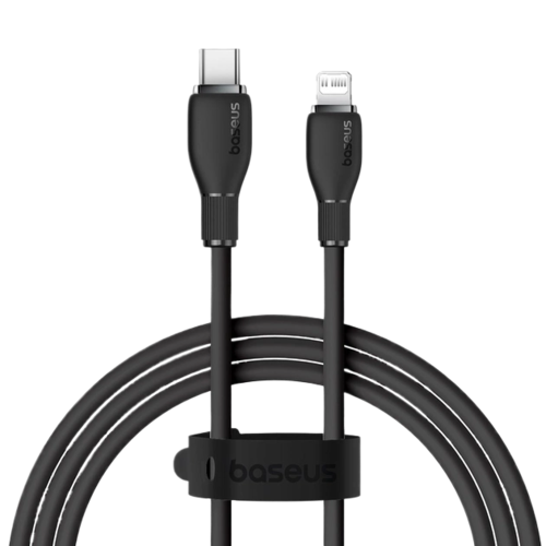 baseus cable type c to ip 20w 1 2m black p10355701111 b1 1