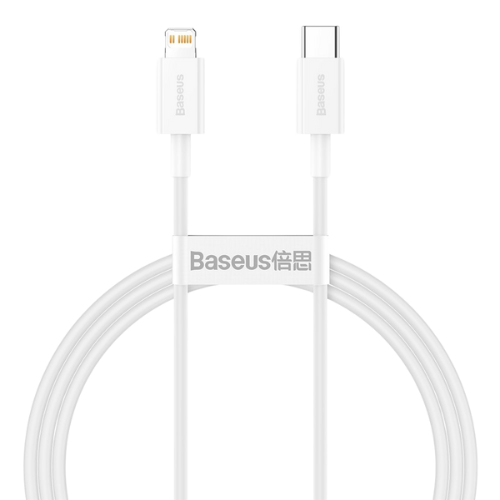 baseus cable type c to lightning 20w 2m white catlys c02 2