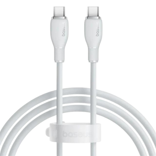 baseus cable type c to type c 100w 1 2m white p10355702221 b1 1