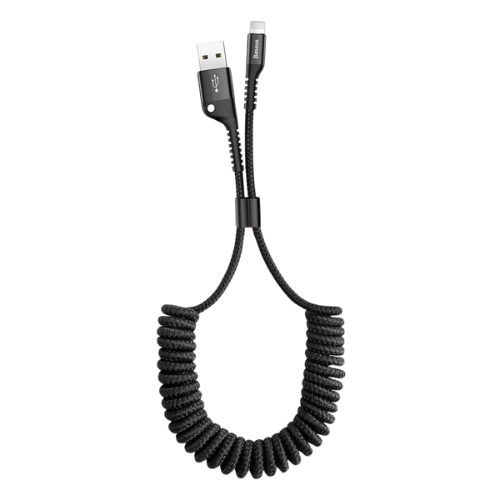 baseus cable usb pour ip 2a 1m noir calsr 01 1