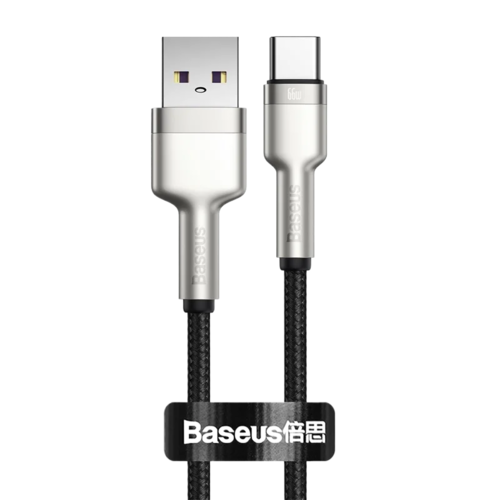 baseus cable usb to type c 66w 1m black black cakf000101 1