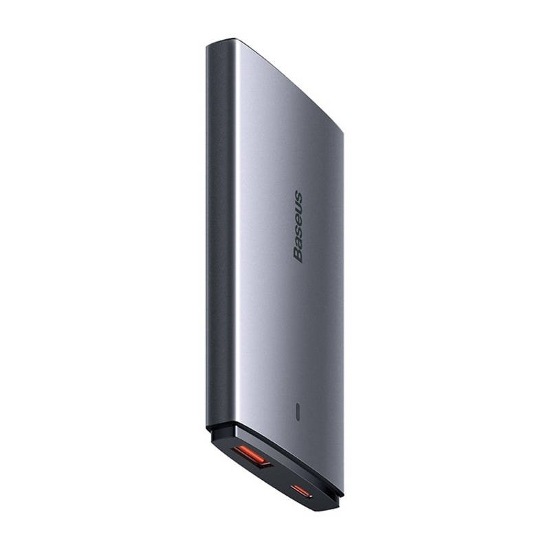 Baseus Chargeur Pro C+U 65W Gris , 1 x USB-C (CCGP150113) - Gtel baseus chargeur pro cu 65w gris 1 x usb c ccgp150113 3