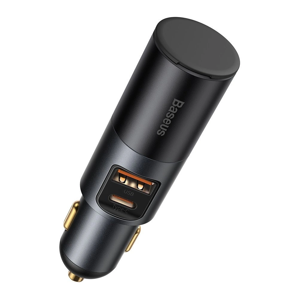 Chargeur de voiture Baseus Cigarette Lighter Expansion USB & USB-C QC 120W (CCBT-C0G) - Gtel chargeur de voiture baseus cigarette lighter expansion usb usb c qc 120w ccbt c0g 5