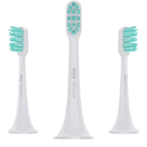 mi electric toothbrush head 3 packstandard light grey 1