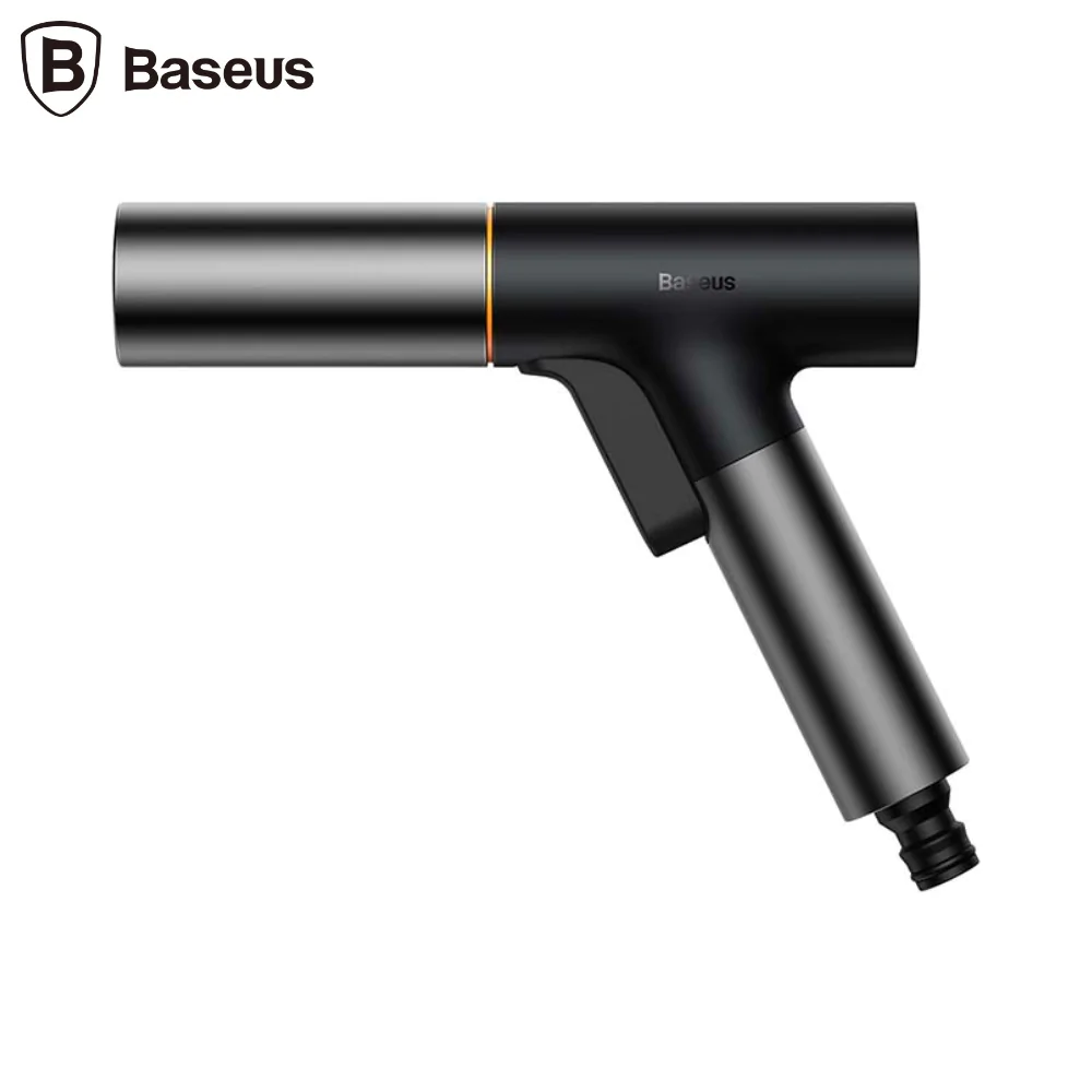 baseus pistolet de nettoyage pour voiture tuyau 15m car wash spray black cpgf000101
