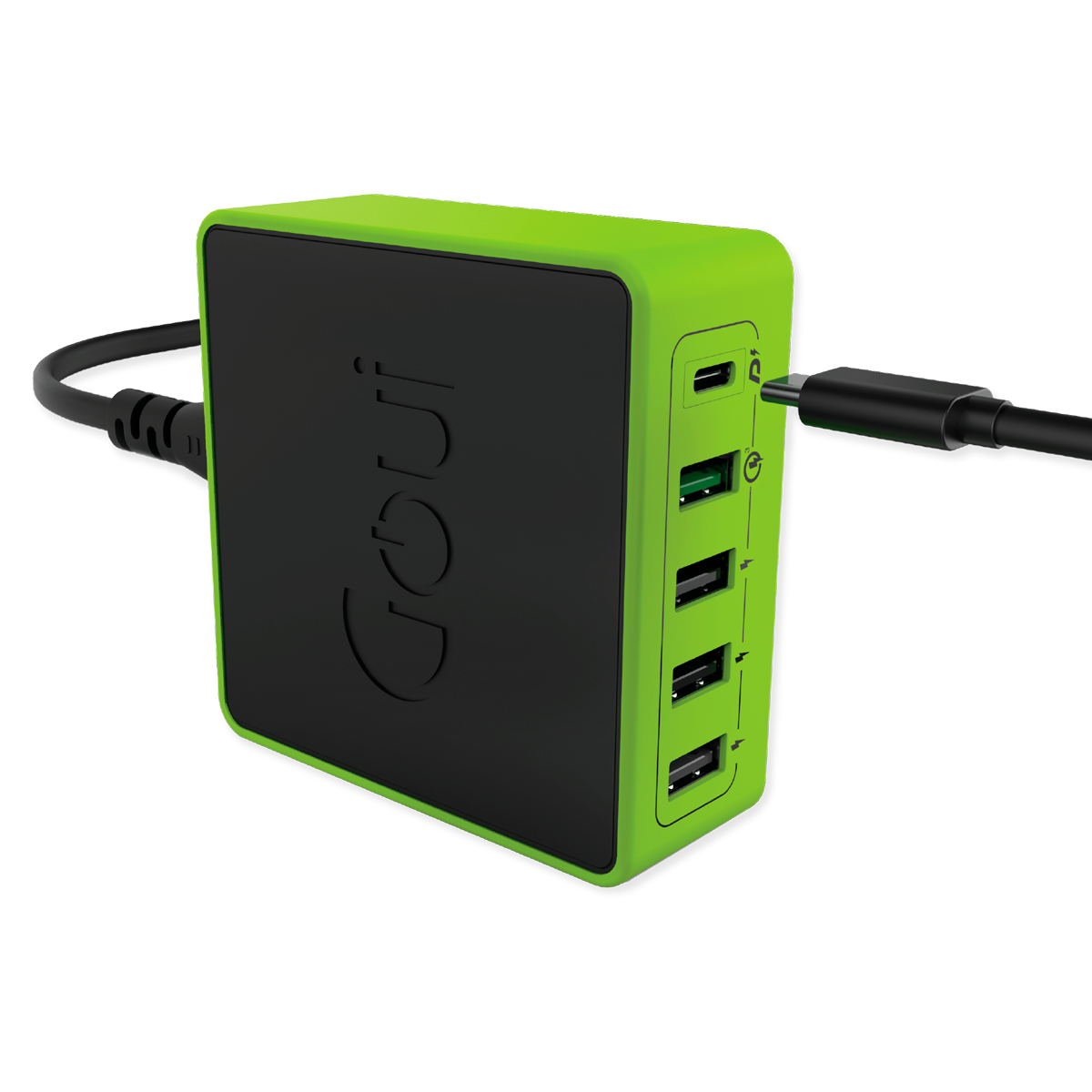 Goui KIMBA Lite 36w 5 Port PD Desktop Charger(KIMBA 36w) - Gtel goui kimba lite 36w 5 port pd desktop chargerkimba 36w 1