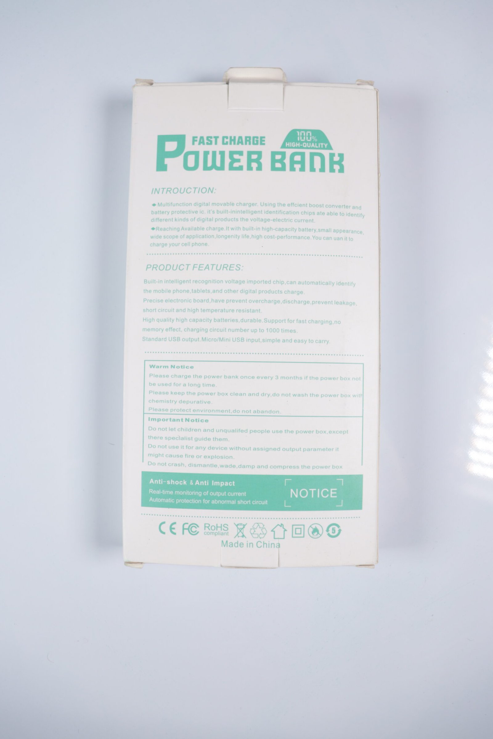 Power Bank 10000mAh 22.5W - Charge Rapide et Pratique pour Tous Vos Appareils - Gtel boite dalimentation smart 10000 mah 1