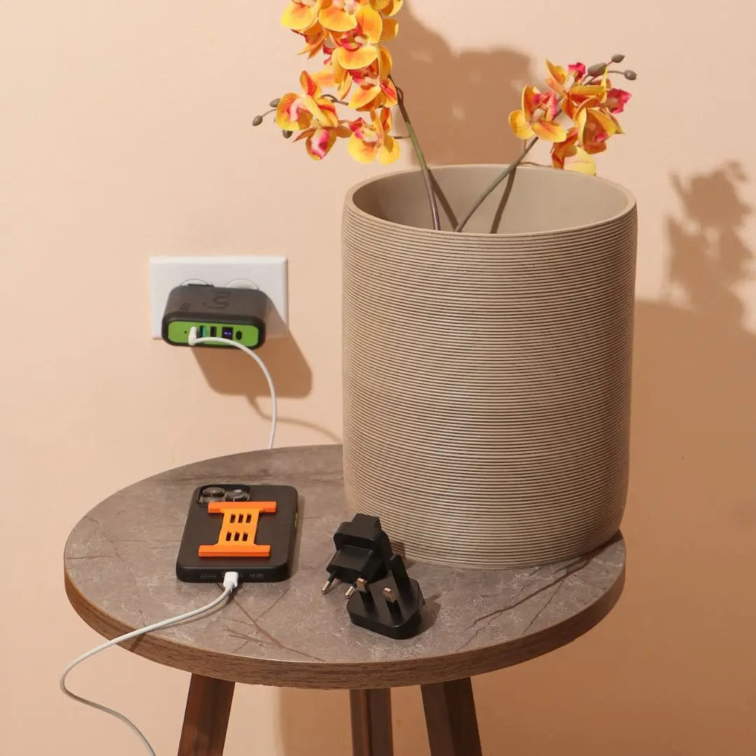 Goui MBALA Qi Chargeur + Chargeur Sans-Fil + Power Bank 8,000 mAh Black(G-KITWIRELESS) - Gtel goui mbala qi chargeur chargeur sans fil power bank 8000 mah blackg k twireless prix maroc 1