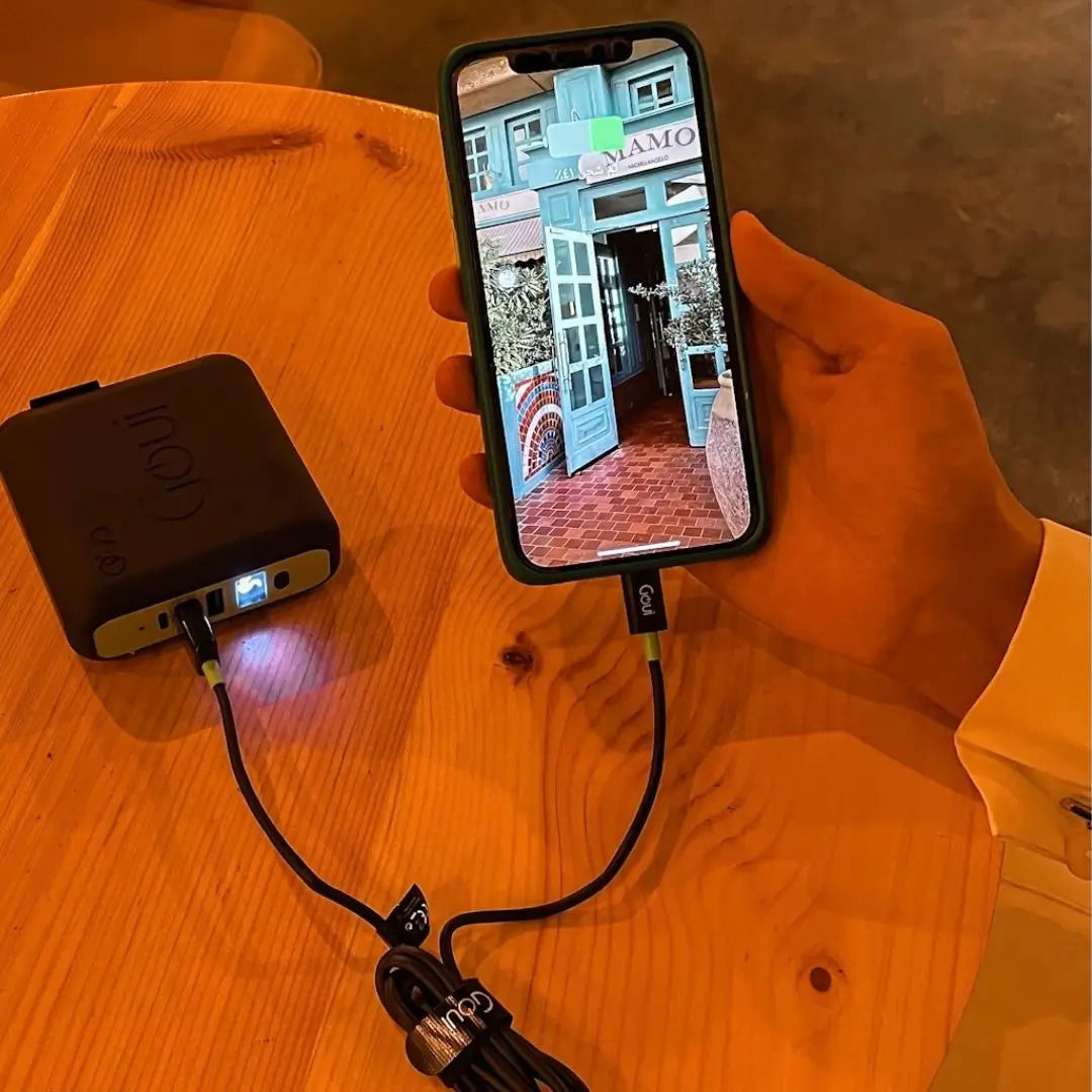 Goui MBALA Qi Chargeur + Chargeur Sans-Fil + Power Bank 8,000 mAh Black(G-KITWIRELESS) - Gtel goui mbala qi chargeur chargeur sans fil power bank 8000 mah blackg k twireless prix maroc 3