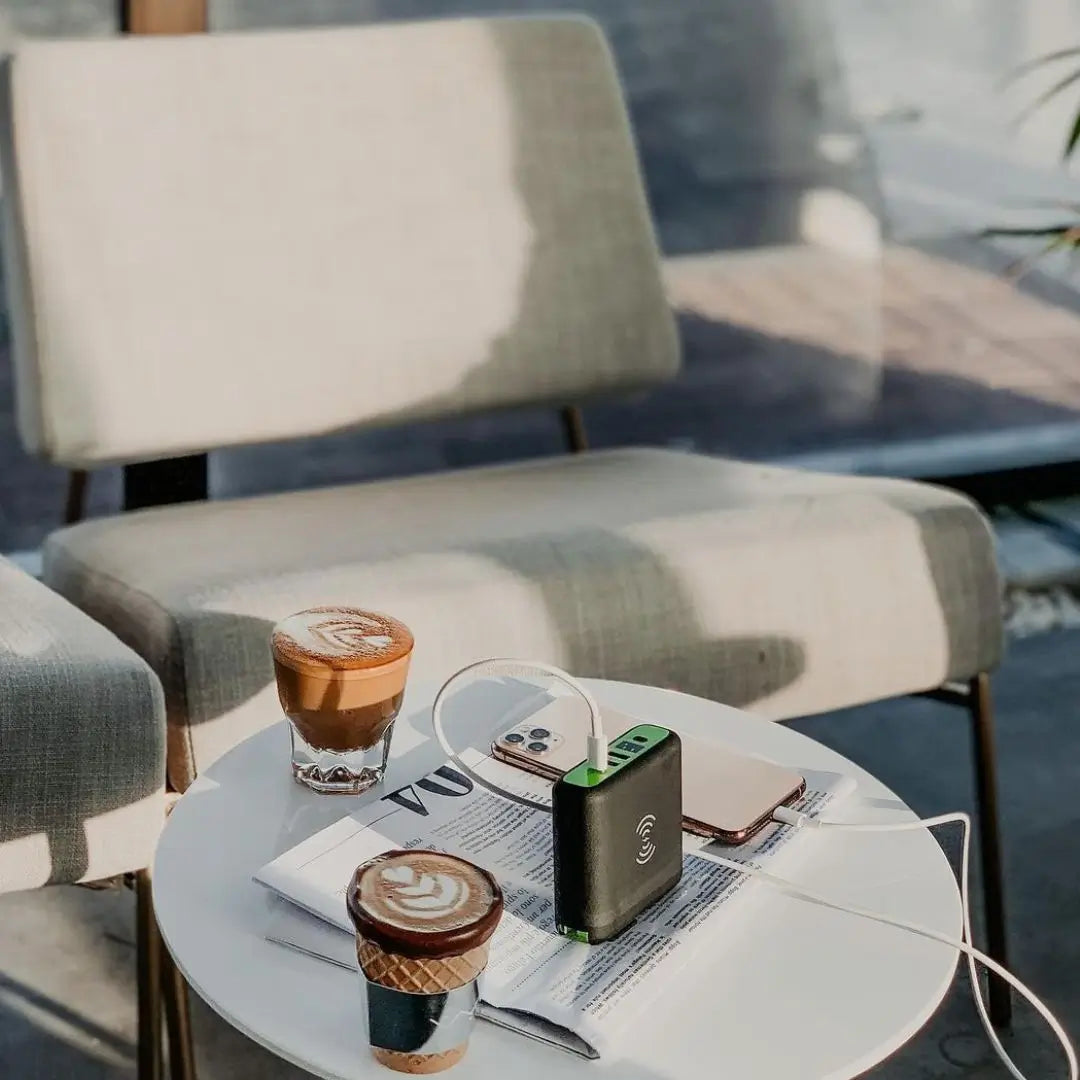 Goui MBALA Qi Chargeur + Chargeur Sans-Fil + Power Bank 8,000 mAh Black(G-KITWIRELESS) - Gtel goui mbala qi chargeur chargeur sans fil power bank 8000 mah blackg k twireless prix maroc 5