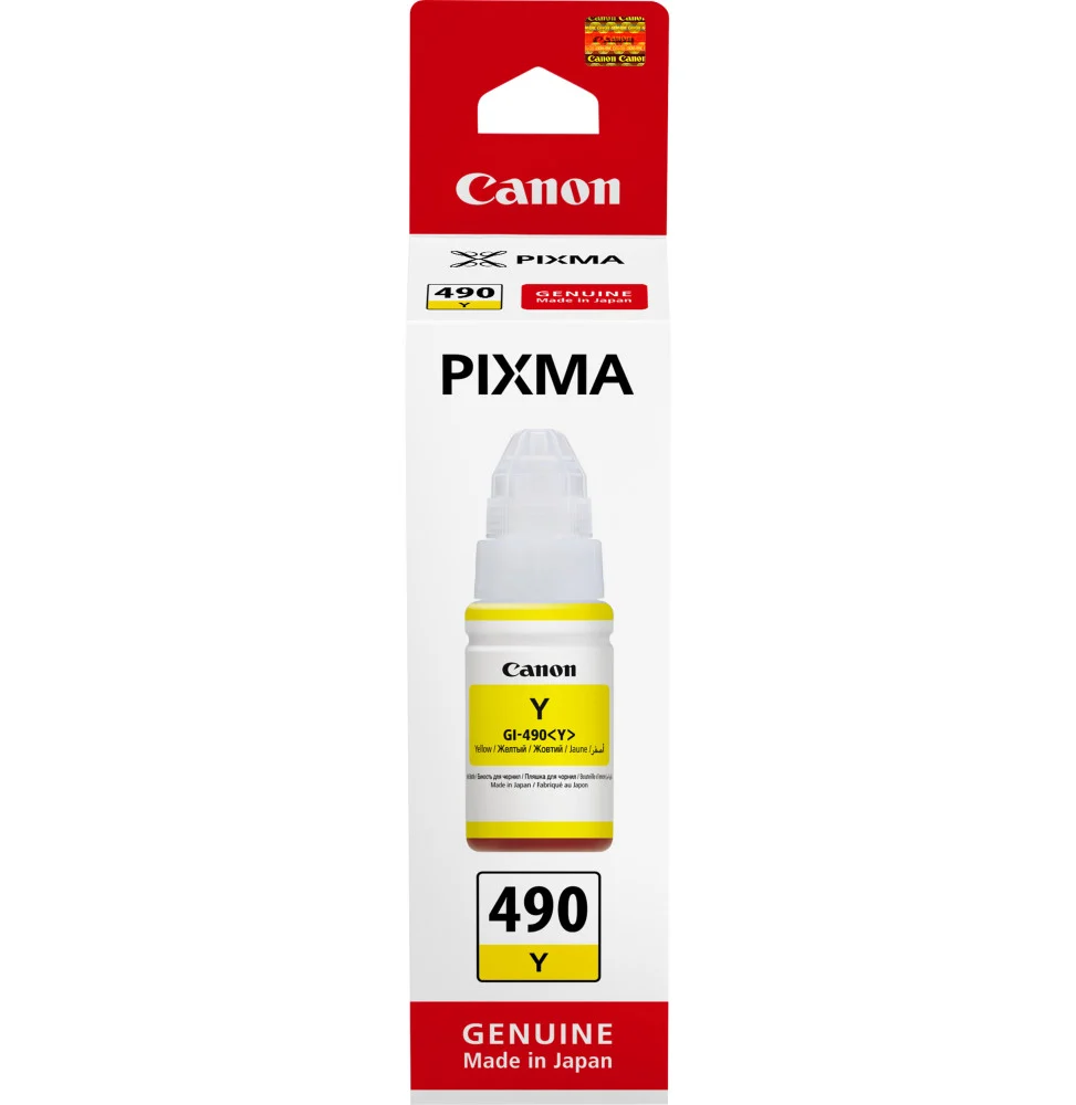 canon gi 490 jaune bouteille dencre canon dorigine 0666c001ab (2)