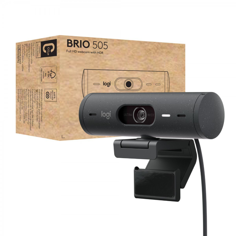 logitech af brio 505 graphite usb n a emea 951960 001459