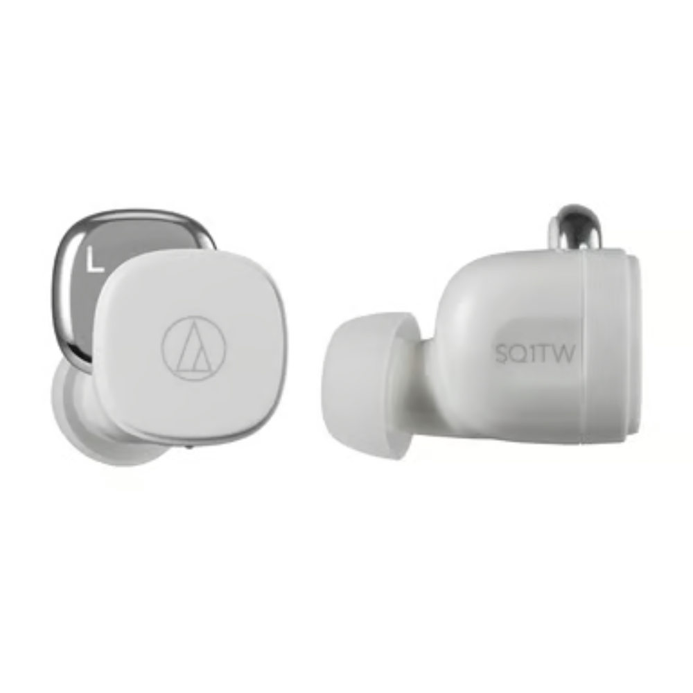 audiotechnica ecouteurs sans fil blancath sq1twwh