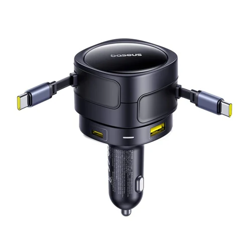 Baseus Enjoyment Max Car Charger C+C Cable & U+C Port 90W (C00035507121-03) - Gtel baseus enjoyment max car charger cc cable uc port 90w c00035507121 03 (3)