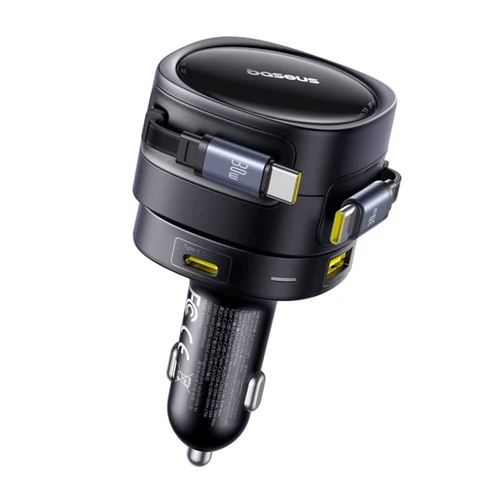 Baseus Enjoyment Max Car Charger C+C Cable & U+C Port 90W (C00035507121-03) - Gtel baseus enjoyment max car charger cc cable uc port 90w c00035507121 03 (7)