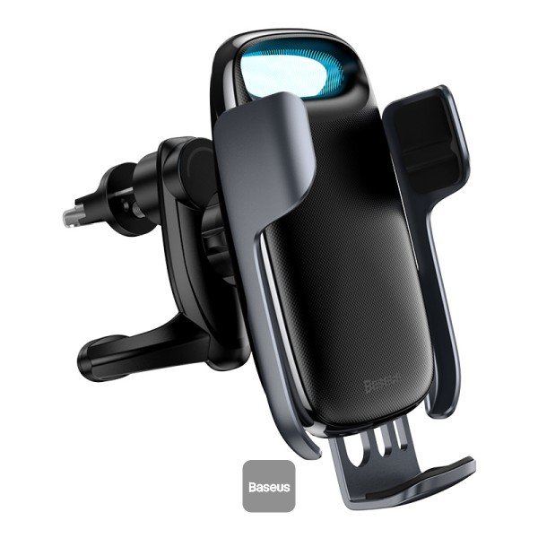 Baseus Milky Way Qi Wireless Car Charger 15W Electric Phone Holder (WXHW02-01) - Gtel baseus milky way qi wireless car charger 15w electric phone holder wxhw02 01 (2)