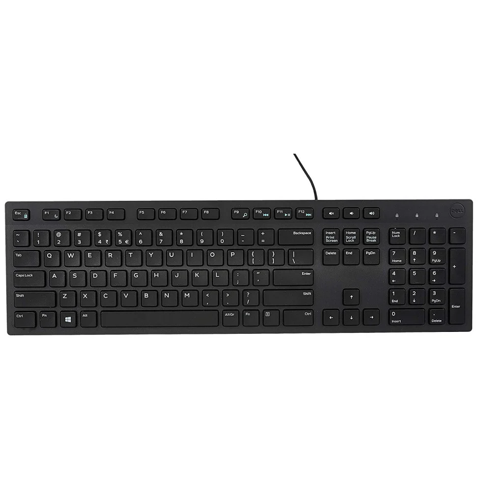 clavier dell .kb216 usb noir francais azerty 580 adgu