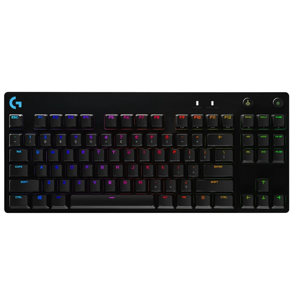 clavier gaming retroeclaire mecanique logitech g pro noir francais azerty 920 009390