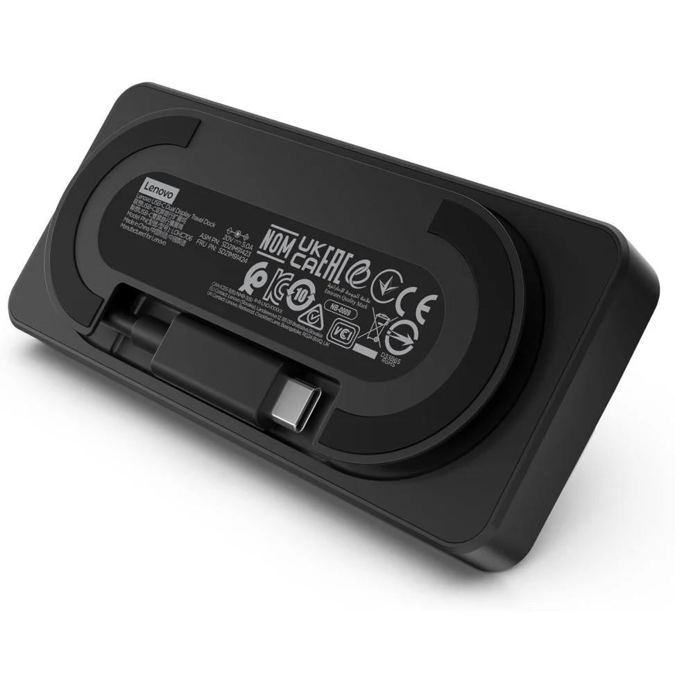 lenovo 40b90100eu station d accueil avec fil usb 3 2 gen 1 3 1 gen 1 type c noir 40b90100eu (4)