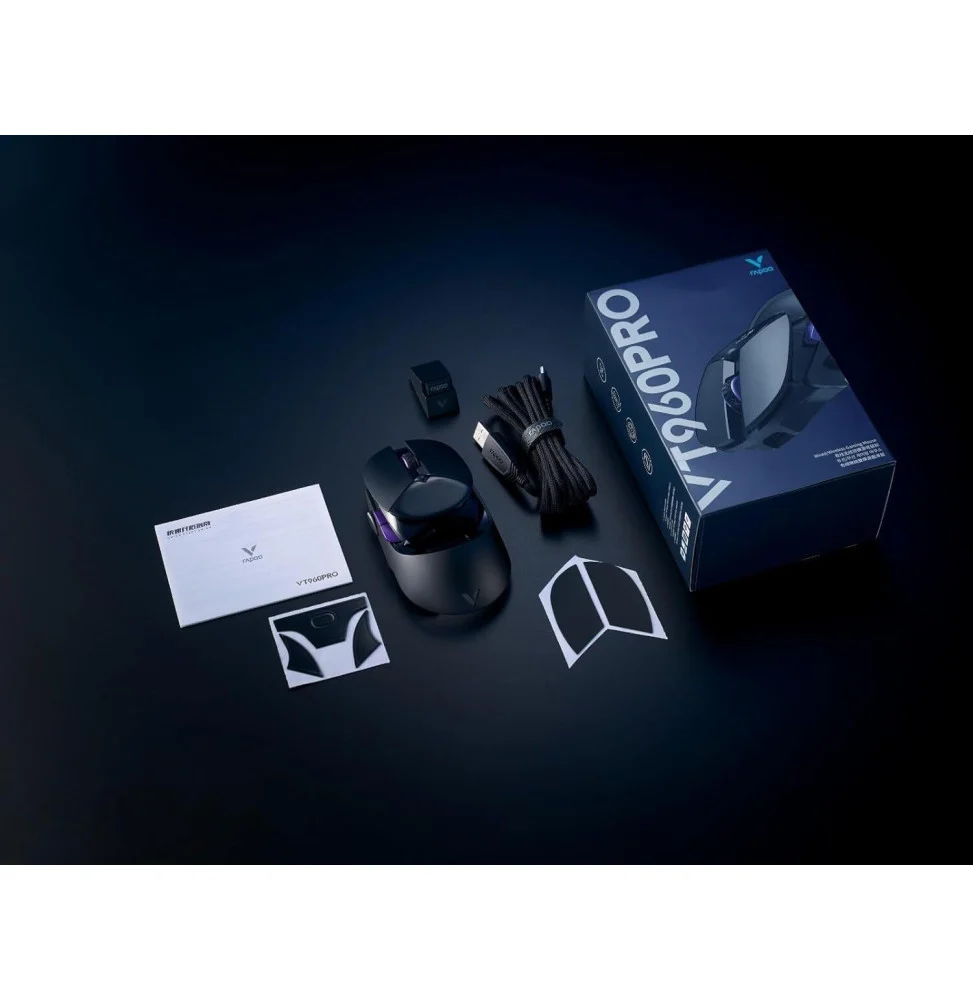Souris gaming sans fil et avec fil Rapoo VT960PRO - Gtel souris gaming sans fil et avec fil rapoo vt960pro