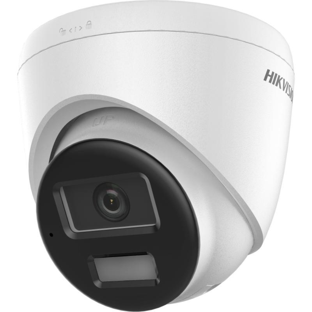 hikvision ds 2cd1363g2 liuf sl turret network camera 6mp fixed smart hybrid light strobe light