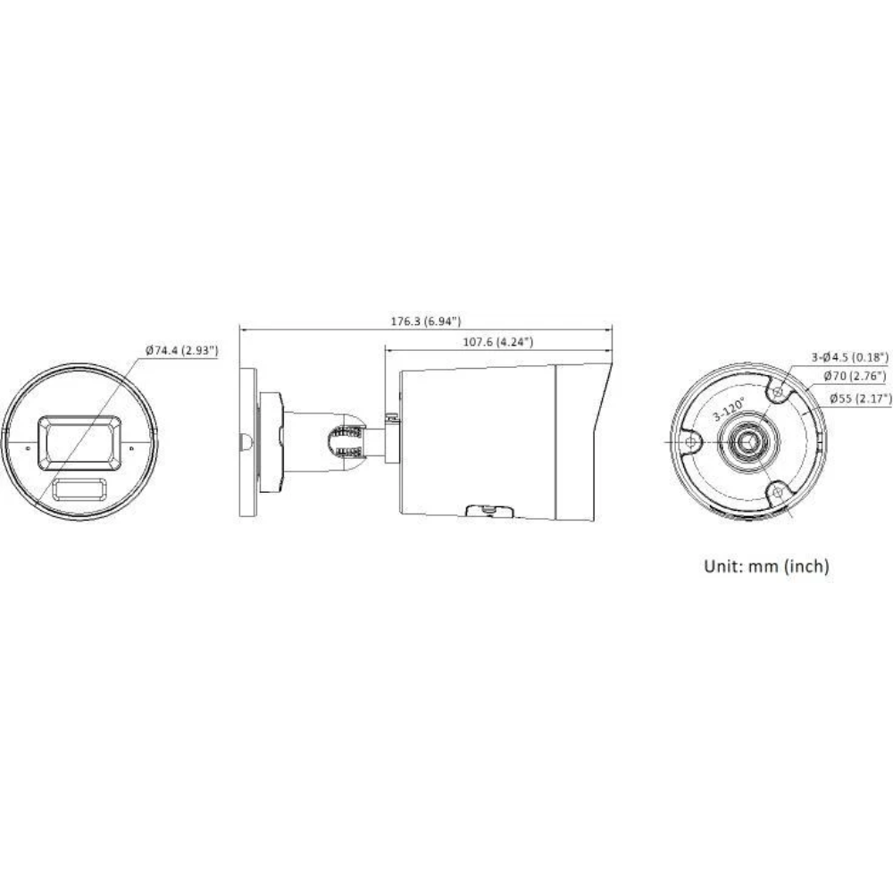hikvision ds 2cd2083g2 li2u2 8mm camera reseau bullet fixe 8 mp avec acusense et eclairage hybride intelligent copie (1)
