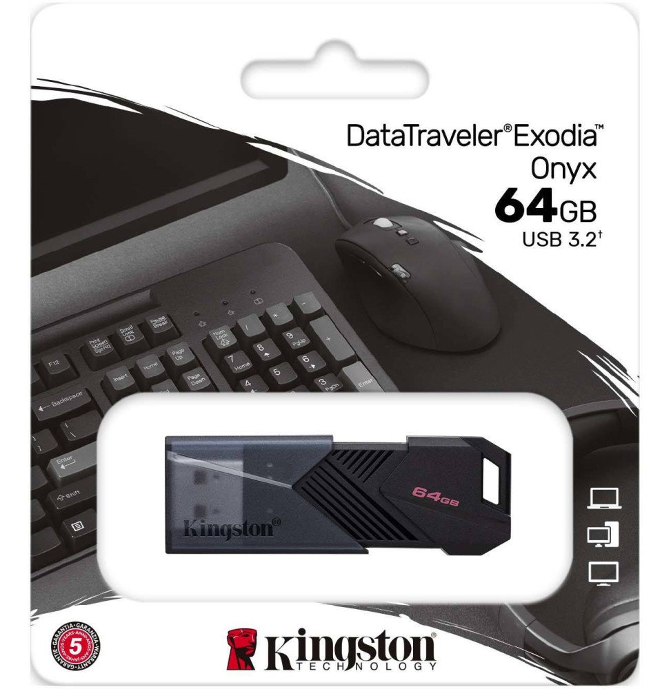cle usb kingston datatraveler exodia onyx 64 gb usb type a 32 gen 1 dtxon 64gb (1)